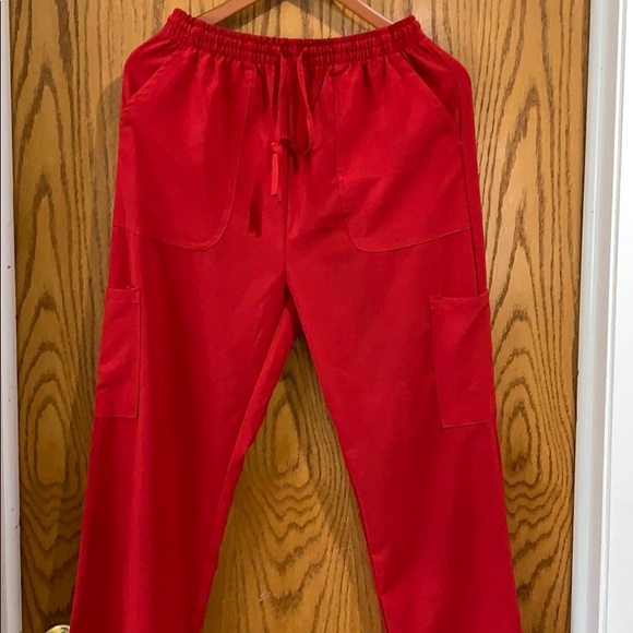 Pants - Women’s red scrub pants
